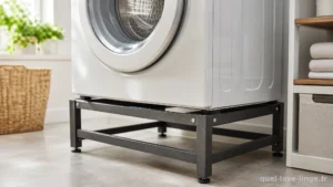 Avec quoi surélever un lave-linge sans risque pour le dos
