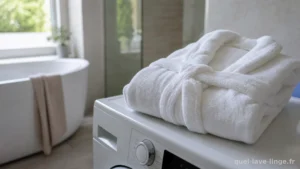 Comment laver un peignoir sans l'abîmer ni le déformer