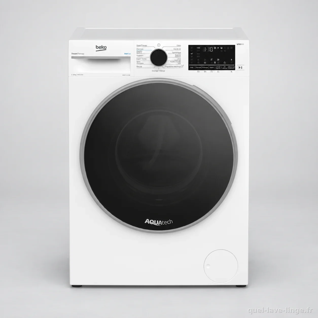 Beko B3WFT51243W, packshot studio